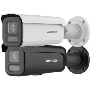 hikvision 8 mp smart hybrid light with colorvu motorized varifocal bullet network camera