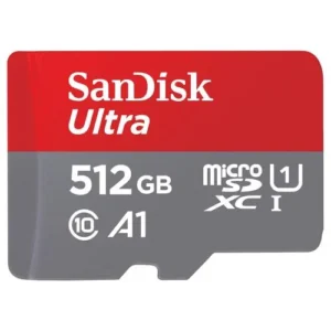 بطاقة ذاكرة سانديسك الترا (sandisk ultra) اس دي (sdxc) سعة 512 جيجابايت بسرعة تصل إلى 100 ميجابايت ثانية